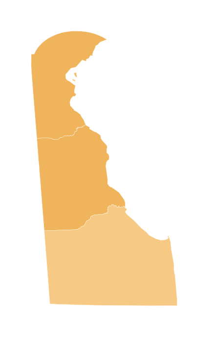 Delaware contractor map