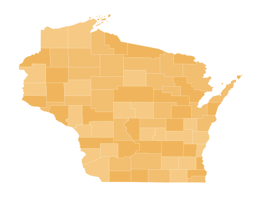 Wisconsin contractor map
