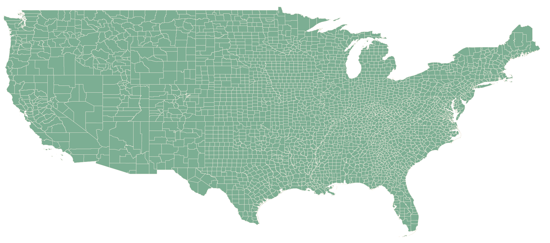 United States directory map